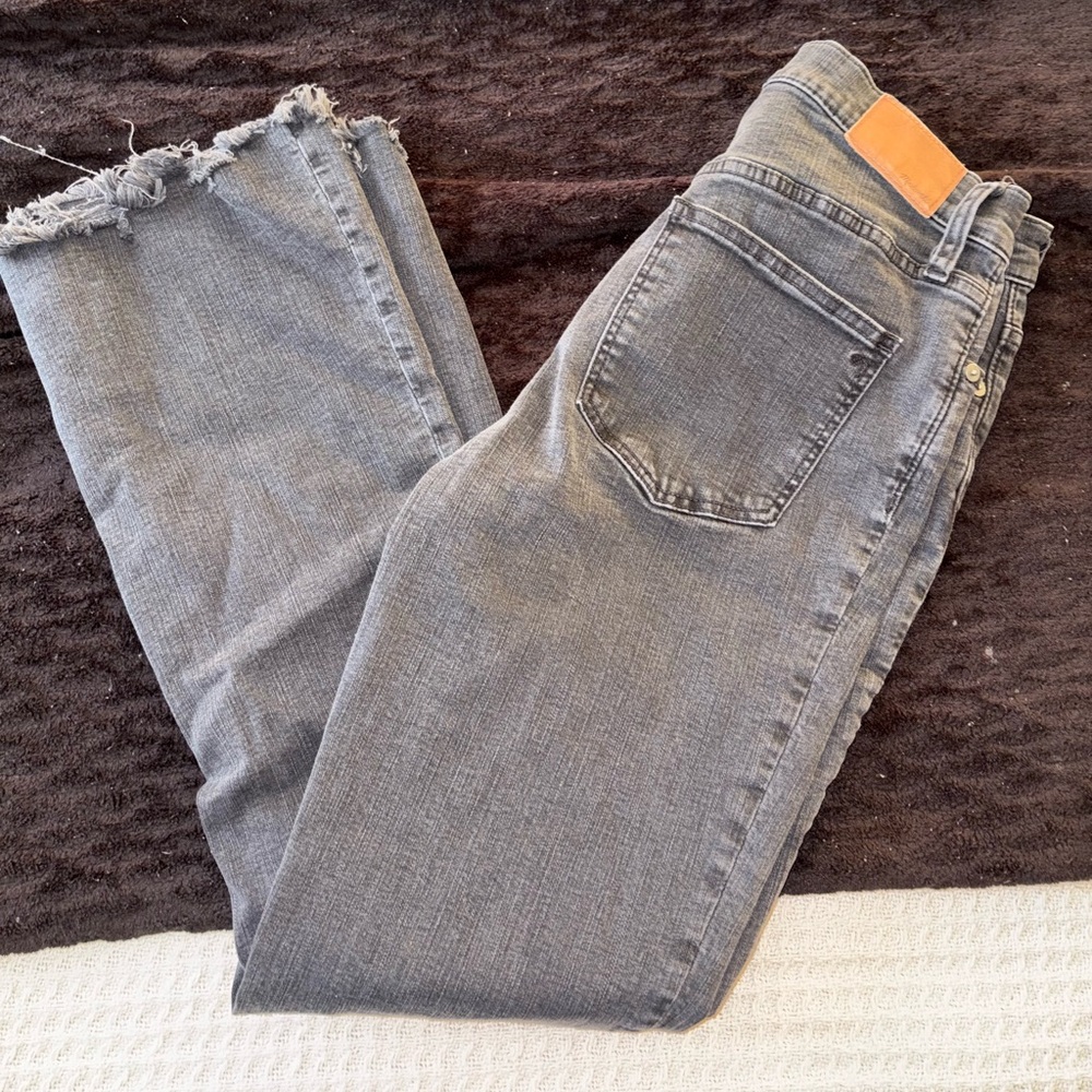 Madewell cali Demi boot jeans - black wash